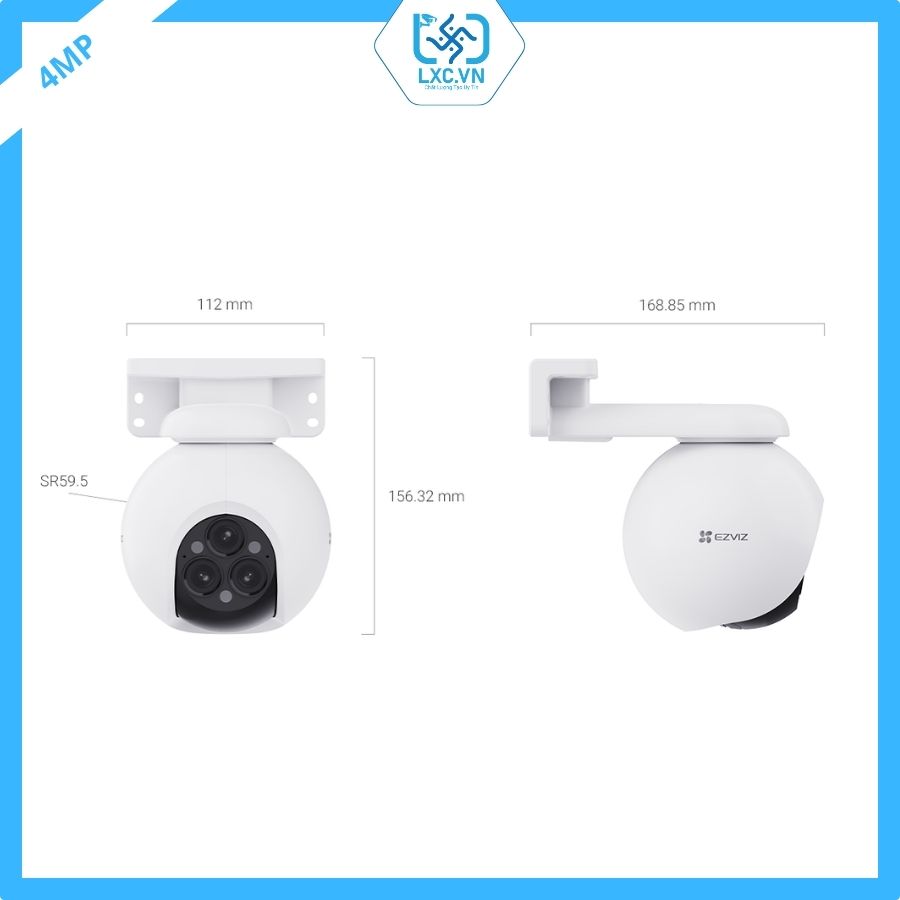 Camera quay quét 3 ống kính Ezviz H80f Multi 2K+ (4MP) I Chính hãng